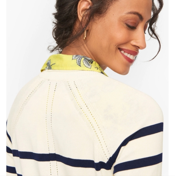 π50% OFFππ€π NWTβΌοΈ Talbots brand Raglan Girlfriend Cardigan - Picture 4 of 8
